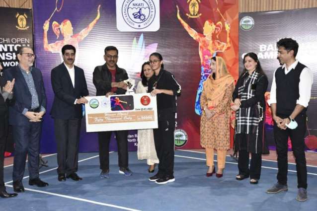 Six-day Karachi Open Badminton Championship for Women concludes at Rangers Club