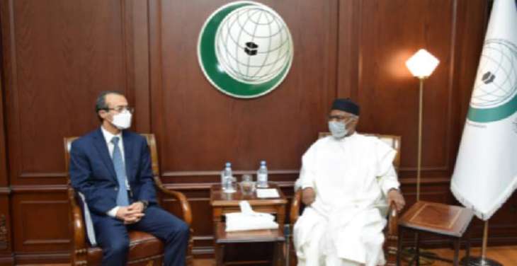 OIC Secretary-General Discusses Cooperation with United Nations Assistant Secretary-General Khaled Khiari