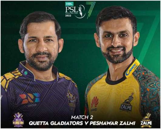 PSL 2022 Match 02 Quetta Gladiators Vs. Peshawar Zalmi, Live Score, History, Who Will Win