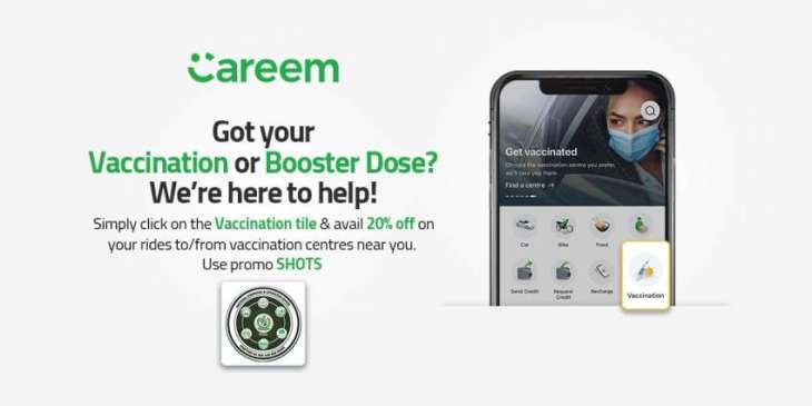 Careem maps over 600 Government Vaccination Centres (recognised by NCOC), on its Super App