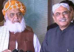 Zardari, Fazl are likely to meet today