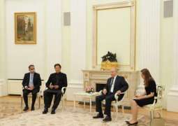 PM Imran meets Russian President Putin