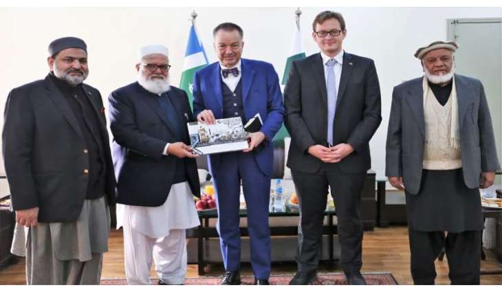 نائب أمیر الجماعة الاسلامیة بباکستان یستقبل السفیر الألماني لدی اسلام آباد