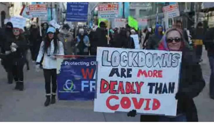 RPT - No Hostilities in Ottawa Amid Ongoing Protests Against COVID-19 Restrictions - Resident
