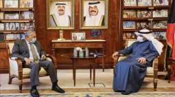وزیر الخارجیة الکویتي یستقبل سفیر جمھوریة باکستان سجاد حیدر