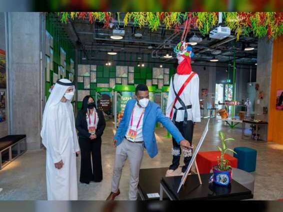 Mohamed Al Hussaini visits Belize Pavilion at Expo 2020 Dubai