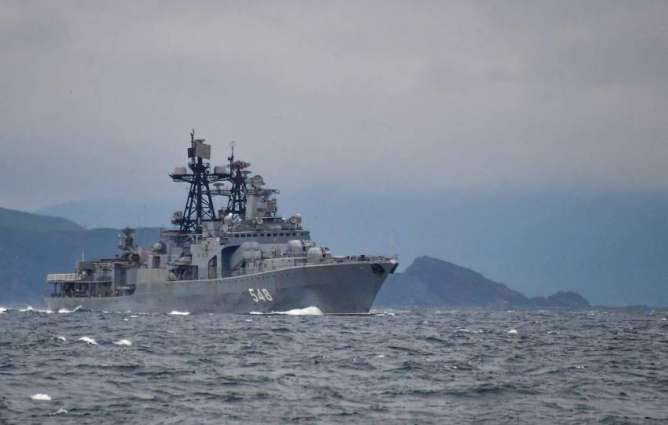 Corvettes of Russia's Pacific Carry Out Training Exercises in Sea of Okhotsk