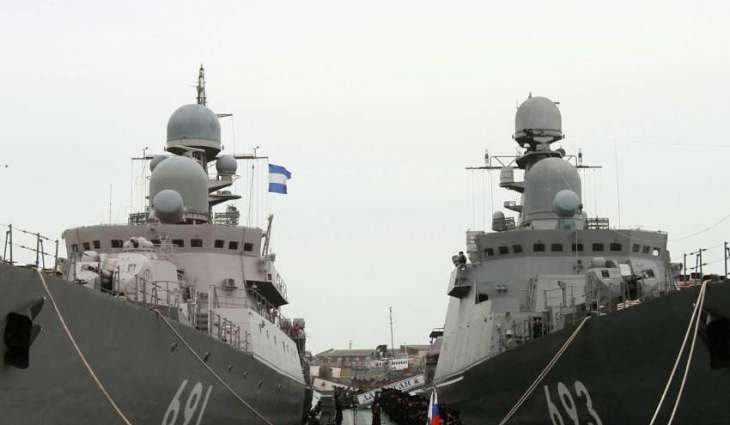 Some 20 Russian Warships of Caspian Flotilla Leave For Naval Exercises