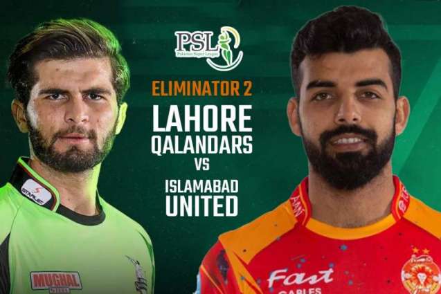 PSL 7 Play-off 3 (Eliminator II) Lahore Qalandars Vs. Islamabad United Live Score, History, Who Will Win