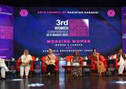 The second day of the 3rd Women's Conference held at Arts Council of Pakistan Karachi started with the session “Working Women: Women Labor and Economic Empowerment Issue”.