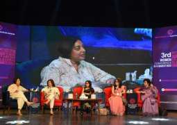 On the last day of the 3rd Women's Conference held at Arts Council of Pakistan Karachi, a session on 