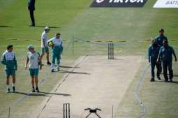Pak Vs Aus: Wet outfield delays start of day four of first Test