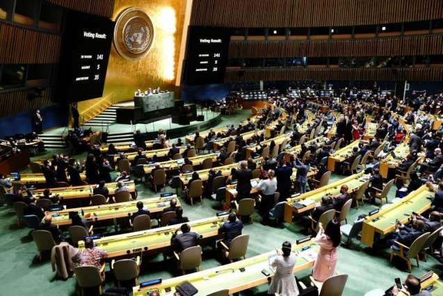 Pakistan abstains from voting as UNGA demands Russia to withdraw from Ukraine