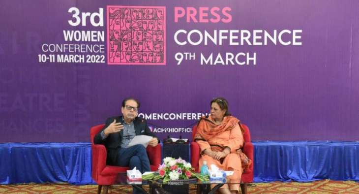 Arts Council of Pakistan Karachi held a press conference on the 3rd Women Conference in Karachi.