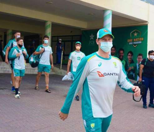 Pakistan, Australian teams arrive at Qaddafi for training