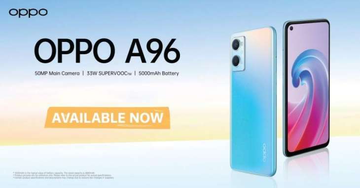 OPPO A96goes on Sale with Long-Lasting Battery, OPPO Glow Design, and Enduring Quality
