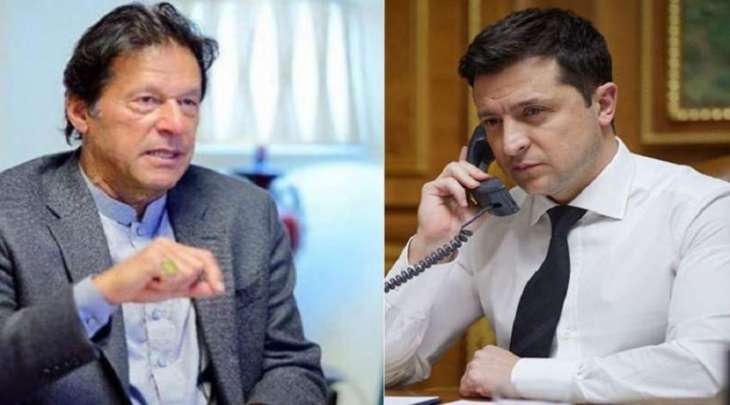 رئیس الوزراء عمران خان یتلقی اتصالا ھاتفیا من رئیس أوکرانیا