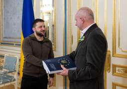 Zelenskyy Hands Over Ukraine's EU Membership Questionnaire to EU Ambassador