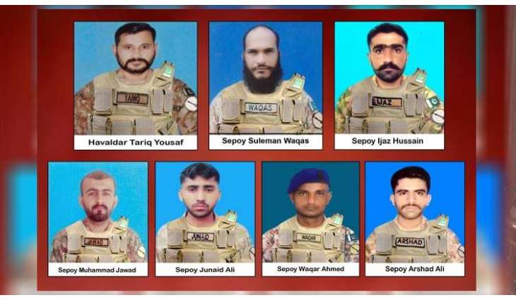 Seven solider martyred, four terrorists killed in North Waziristan