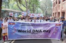 UVAS arranged walk & seminar to mark International DNA day