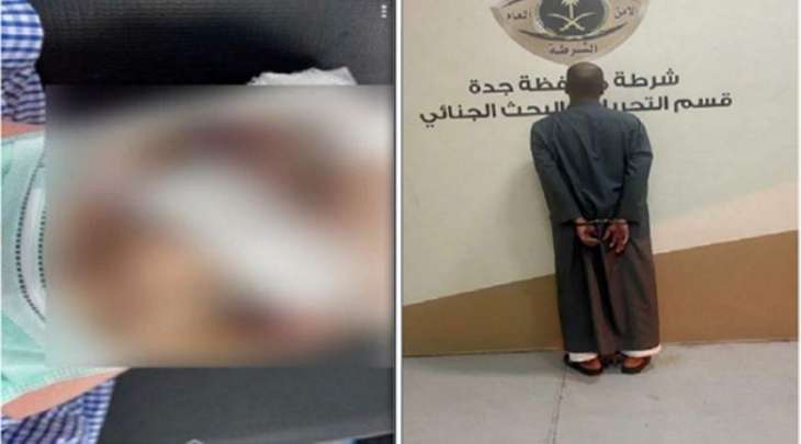 القبض علی زوج سعودي بتھمة الاعتداء علی زوجتہ بالضرب فی منطقة جدة