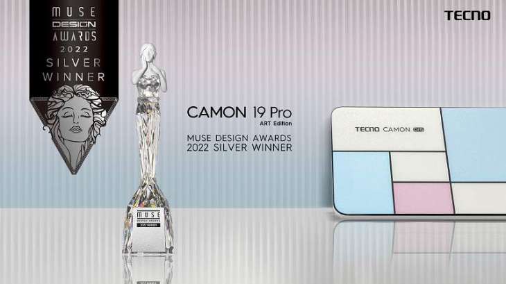 TECNO wins MUSE Design Award 2022 for CAMON 19 Pro