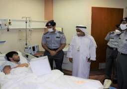 شرطة أبوظبي تهنئ المرضي في توام بعيد الفطر المبارك
