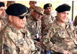 Army Chief attends War Game session at Kharian