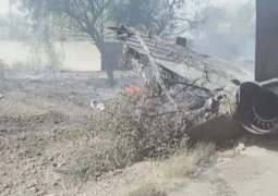 PAF training aircraft crashed near Mianwali
