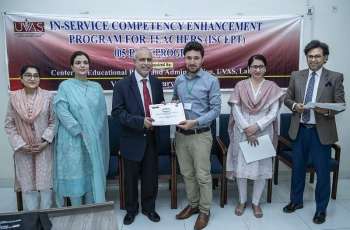 5-Days training on “In-service Competency Enhancement Programme for Teachers” complete at UVAS