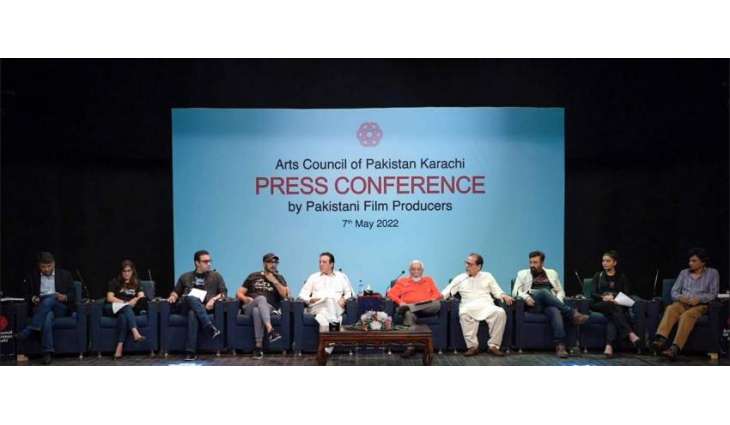 Arts Council of Pakistan Karachi and the Film Producers Association jointly hosts a press conference on the current state of the film industry.