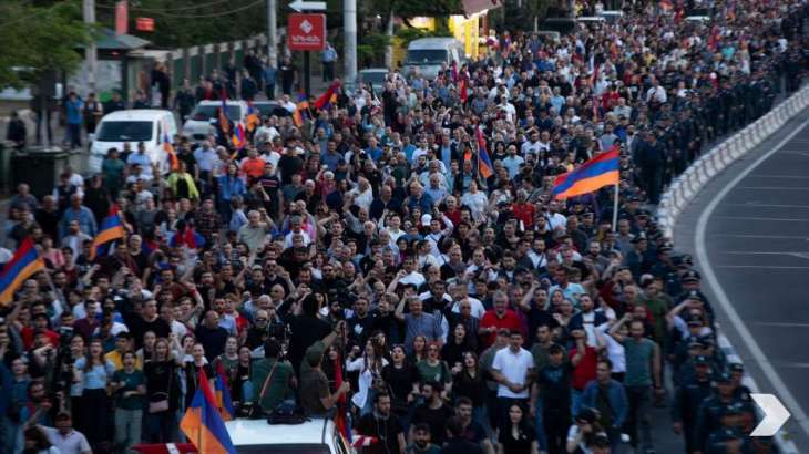 About 190 People Detained During Anti-Government Protest in Yerevan on Monday - Police