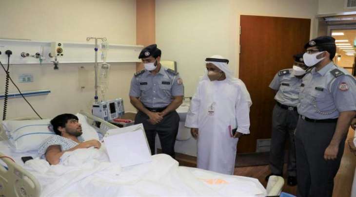 شرطة أبوظبي تهنئ المرضي في توام بعيد الفطر المبارك