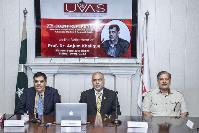 UVAS holds farewell ceremony on retirement of Prof Dr Anjum Khalique