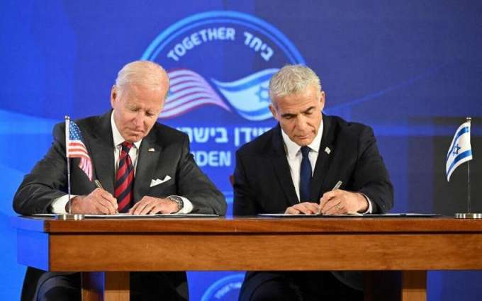 Biden on Israel Trip Pledges to Use All Means to Deny Iran Nuclear Weapons