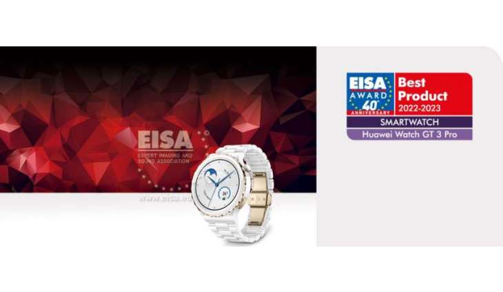 HUAWEI WATCH GT 3 Pro Wins EISA’s Best Smartwatch Product for 2022-2023 Award