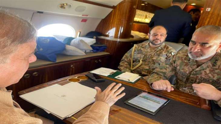 PM arrives in Quetta to review relief activities in flood-hit areas