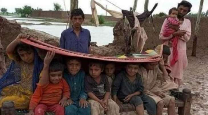 مقتل 400 طفل علی الأقل اثر الفیضانات و السیول فی البلاد