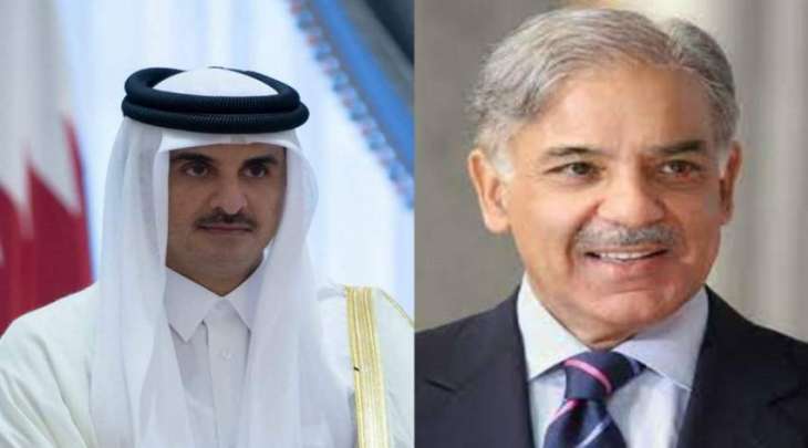 رئیس الوزراء شھباز شریف یجری اتصالا ھاتفیا مع أمیر دولة قطر