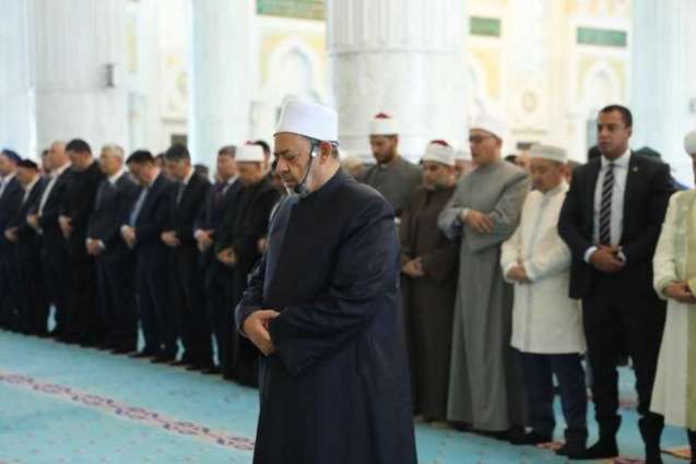 شيخ الازهر يلتقي الوفود الإسلامية المشاركة في مؤتمر زعماء الأديان بكازاخستان