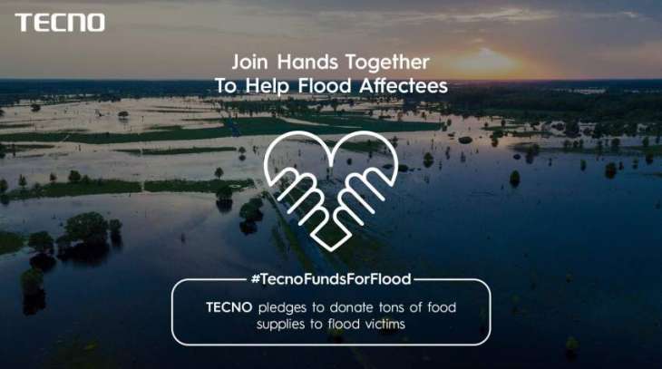 TECNO Mobile donates tons of food supplies to flood victims under the #TECNOFundsForFlood Campaign
