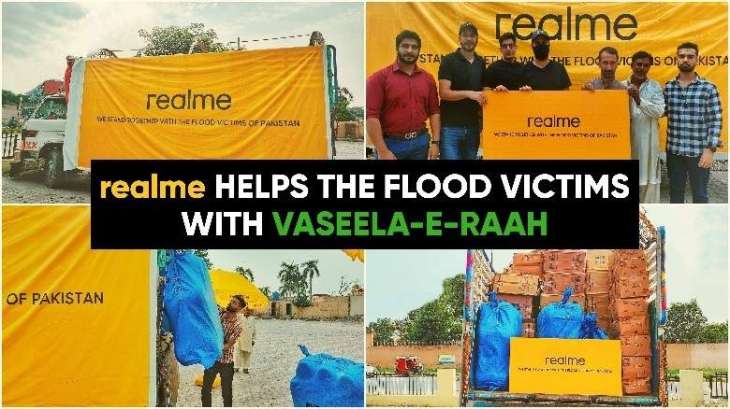 realme Donates Tents and Essential Supplies to Flood Victims in Pakistan