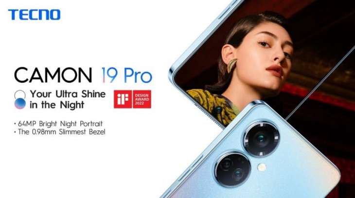 TECNO soon to debut its Camon 19 Pro with 64MP Super Night Portrait and 0.98mm Slimmest Bezel in Pakistan