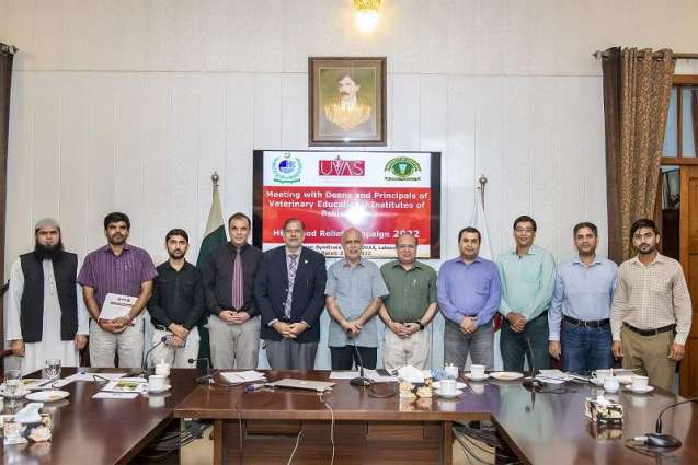 UVAS holds online meeting of deans, principals of veterinary educational institutes of Pakistan under HEC Flood Relief Campaign 2022