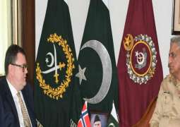 Norwegian Ambassador calls on COAS in Rawalpindi