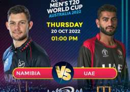 T20 World Cup 2022 Match 10 Namibia Vs. UAE