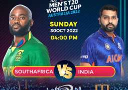 T20 World Cup 2022 Match 30 India Vs. South Africa