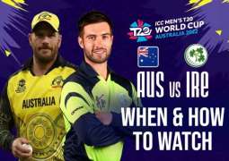 T20 World Cup 2022 Match 31 Australia Vs. Ireland