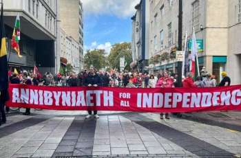 Thousands Rally in Cardiff Calling for Welsh Independence From UK - Reports