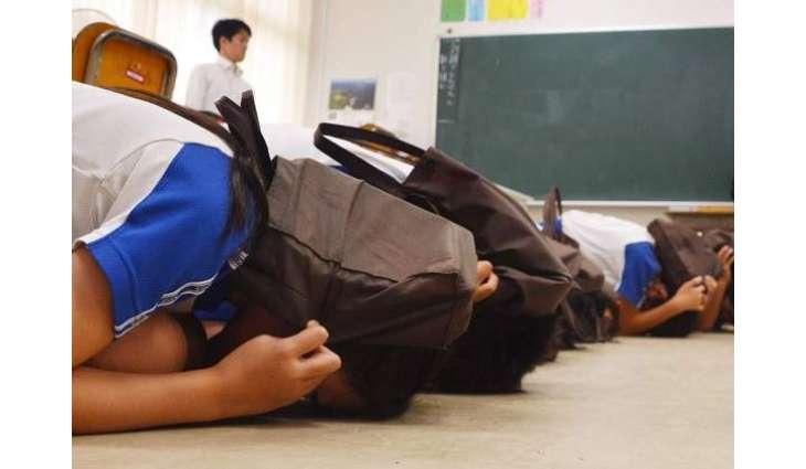 Japan's Students Practicing Evacuation in Case of Missile Launch by North Korea - Reports